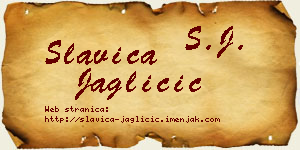 Slavica Jagličić vizit kartica